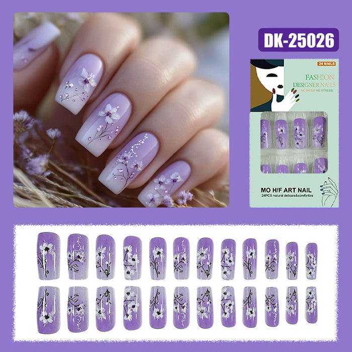 American pastoral ombre purple fresh flowers