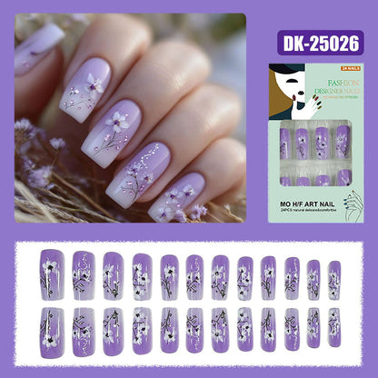 American pastoral ombre purple fresh flowers