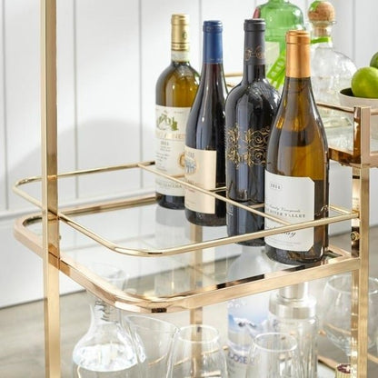 angelo:HOME Bar Cart - Alcott 3 - Tier (gold) - angelo:HOME - Tables and Storage