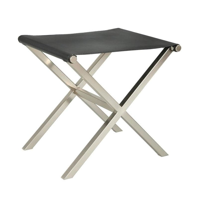 angelo:HOME Ottoman/Stool/Table - Thad (black/nickel) - angelo:HOME - Ottoman