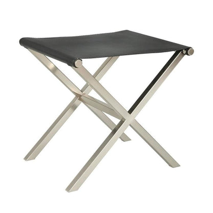 angelo:HOME Ottoman/Stool/Table - Thad (black/nickel) - angelo:HOME - Ottoman