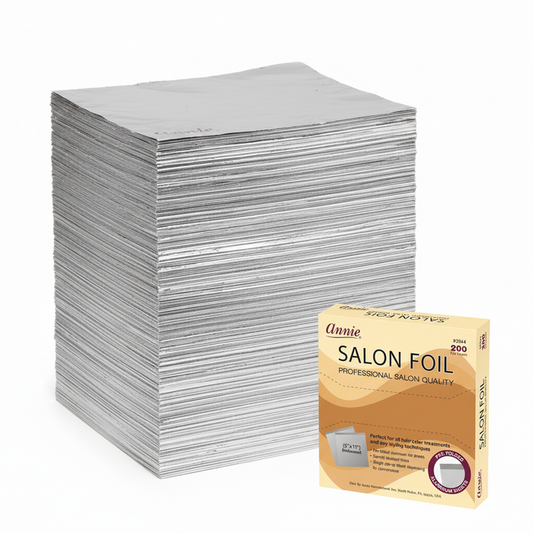 Annie Aluminum Hair Coloring Salon Foil Sheets, 200 Count, Silver