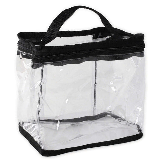 Annie Clear Train Stylist Bag with Handle