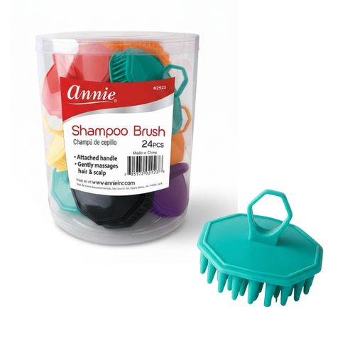 Annie Scalp Massage Brush, 24 Count, Asst Color