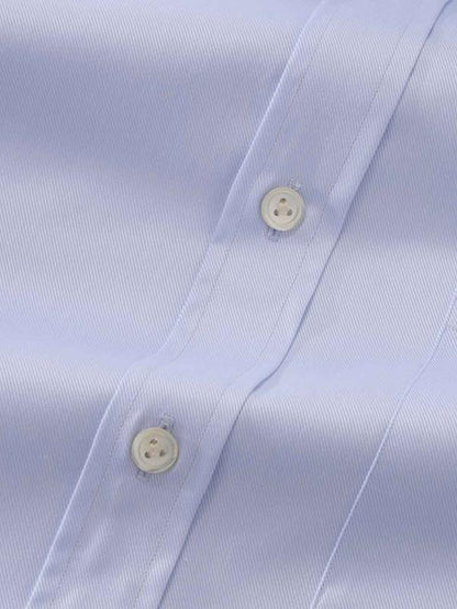 Antonello Sky Solid Full Sleeve Single Cuff Classic Fit Classic Formal Two Ply Mercerized Cotton Shirt