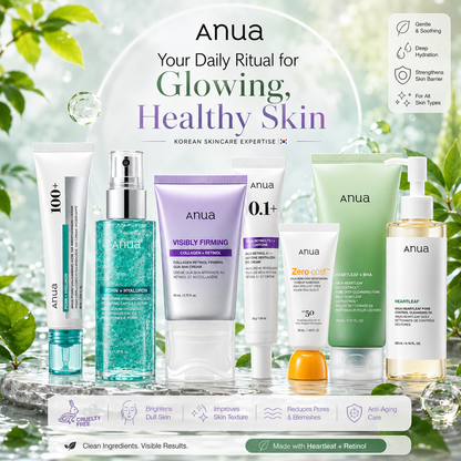 ANUA 7 Step Ultimate Skin Transformation Daily Routine Set - DOKAN
