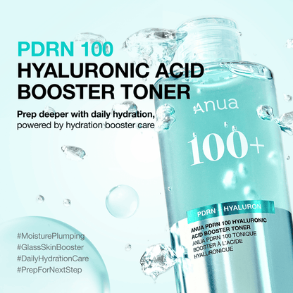 ANUA PDRN 100 Hyaluronic Acid Booster Toner 250 ML - DOKAN