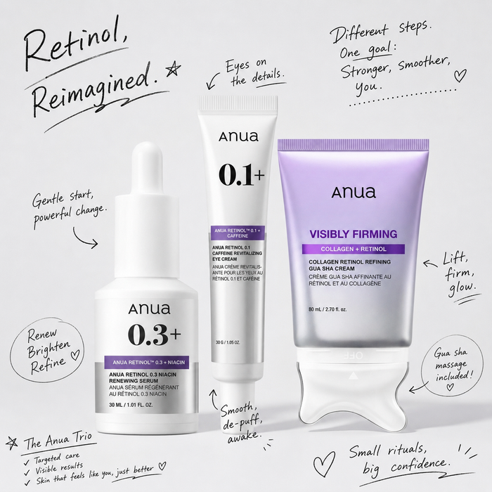 ANUA Retinol Skin Reset Trio - DOKAN