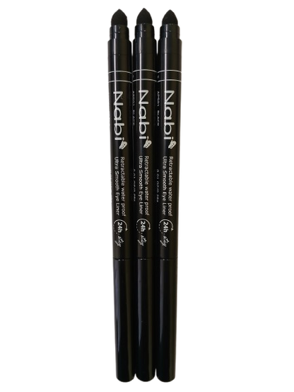 APS-Nabi Gel Glide EyeLiner Black 3 PCS/PACK