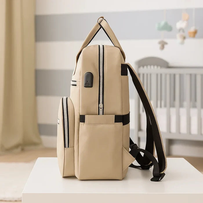 Bebesitos - Waterproof Diaper Backpack - Skin