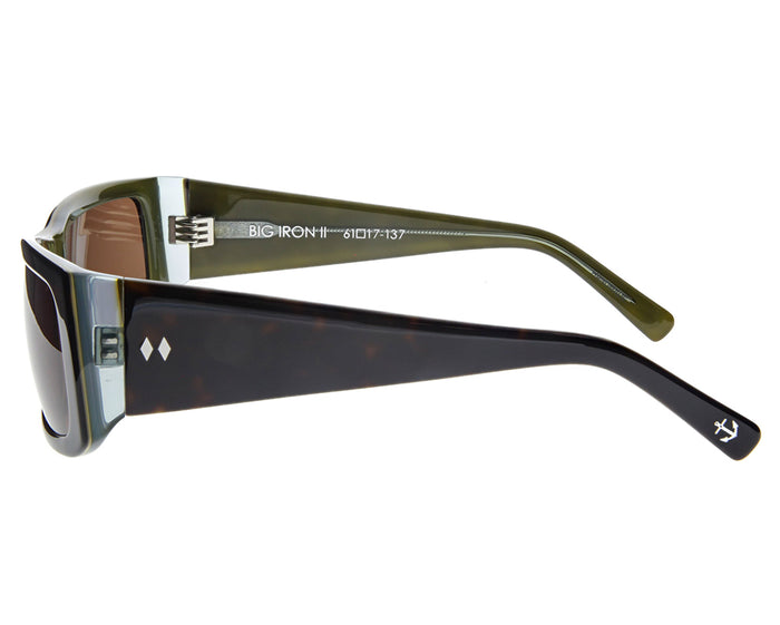 Big Iron II - Moss Tortoise - Brown Lens