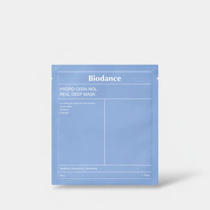 Biodance Hydro Cera - nol Real Deep Mask (1 Sheet) قناع بيودانس هيدرو سيرا نول العميق الحقيقي - Princess Cosmetics Qatar