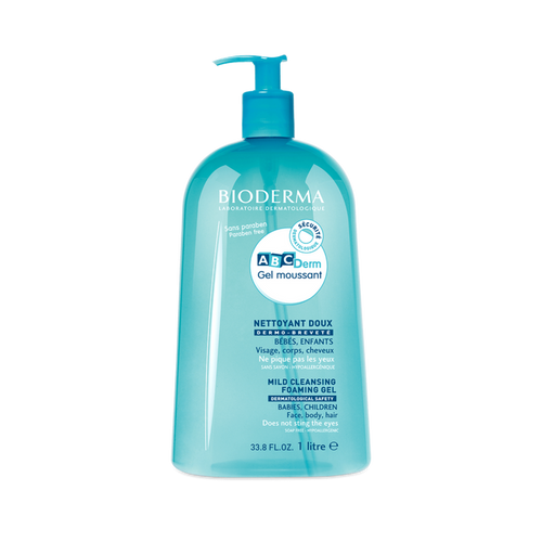 Bioderma ABCDerm Foaming Cleansing Gel for Babies - 33.8 fl. oz.