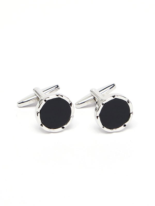 Black Stone Cufflinks
