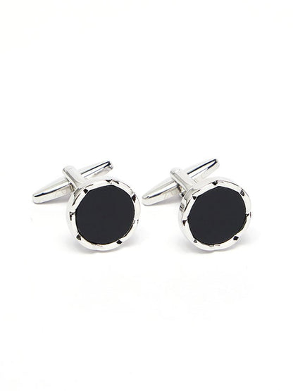 Black Stone Cufflinks