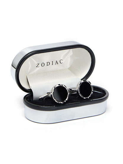 Black Stone Cufflinks