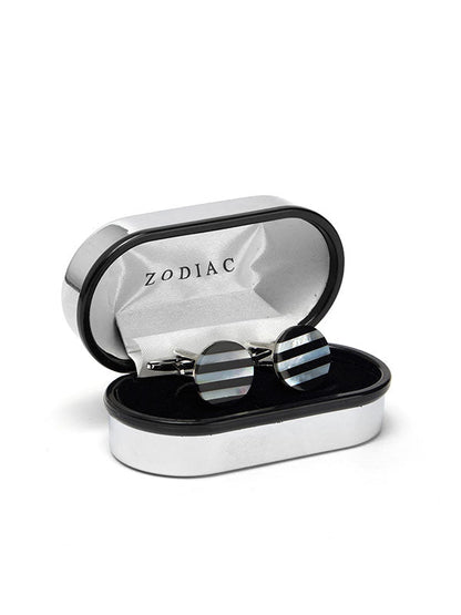 Black & White Mother-Of-Pearl Cufflinks