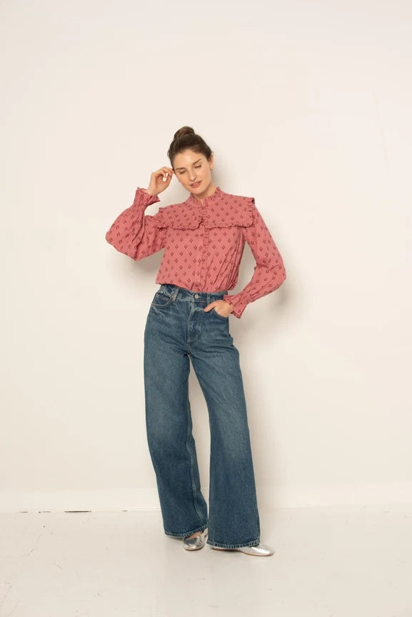 Blouse, Mauve