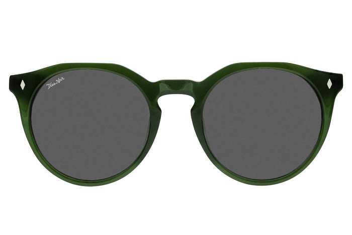 Bobbie Fern Green Tortoise - Polarized Smoke Lens