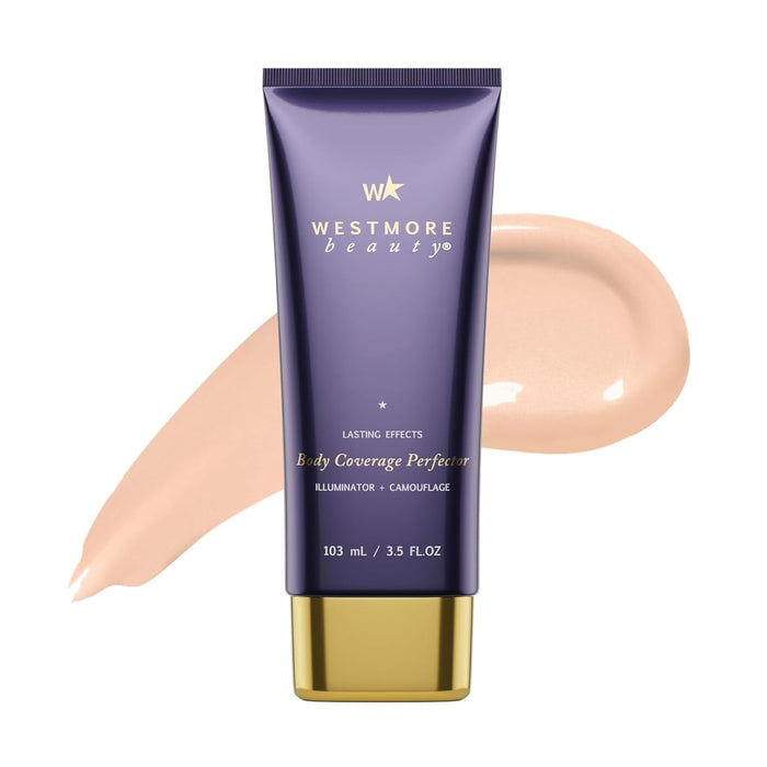Body Coverage Perfector – Waterproof Leg & Body Makeup - Tattoo Cover Up Makeup - 3.5 Oz (Natural Radiance)