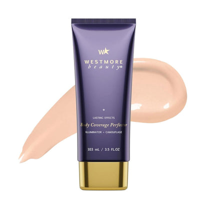 Body Coverage Perfector – Waterproof Leg & Body Makeup - Tattoo Cover Up Makeup - 3.5 Oz (Natural Radiance)
