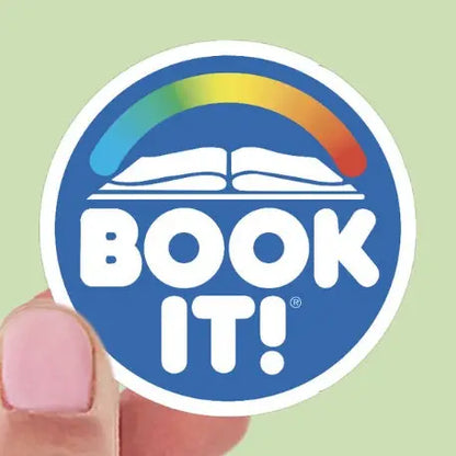 Book It Vinyl Sticker