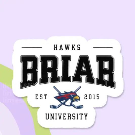 Briar University Hockey Sticker (Off Campus)