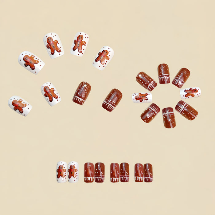 Brown Nail Art