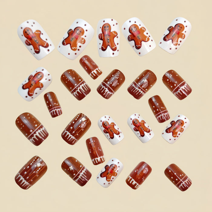 Brown Nail Art
