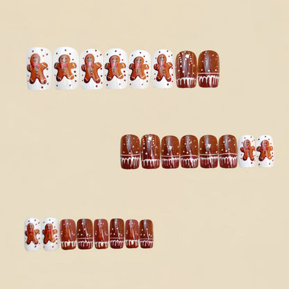 Brown Nail Art