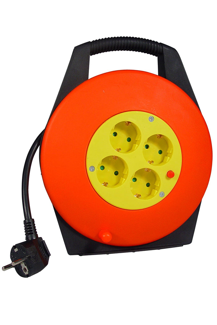 Calex Cable Reel - 4-way - 10m cable