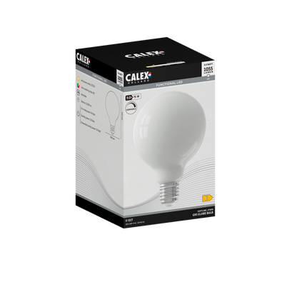 Calex Softline LED Lamp - E27 - 9W - G95 - White
