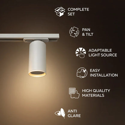 Calex Tracklight - 4x GU10 - 2M - White