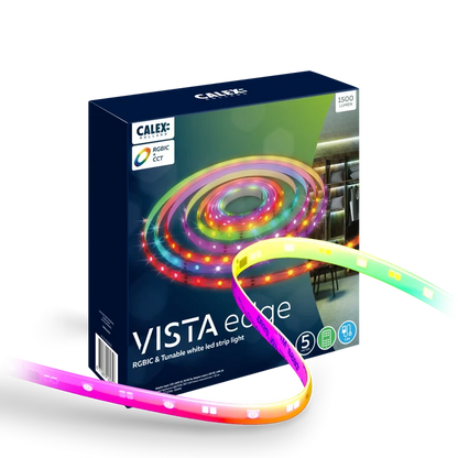 Calex Vista LED Strip USB - 2M - RGBIC + CCT