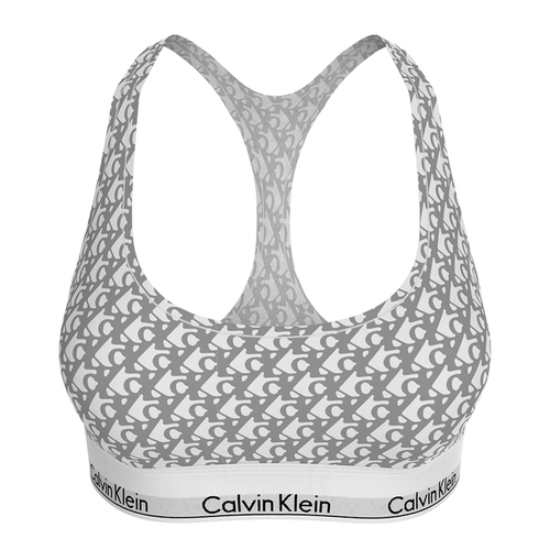 Calvin Klein Unlined Bralette Emblem Beige
