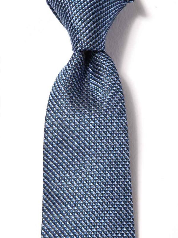 Campania Structure Dark Blue Silk Tie