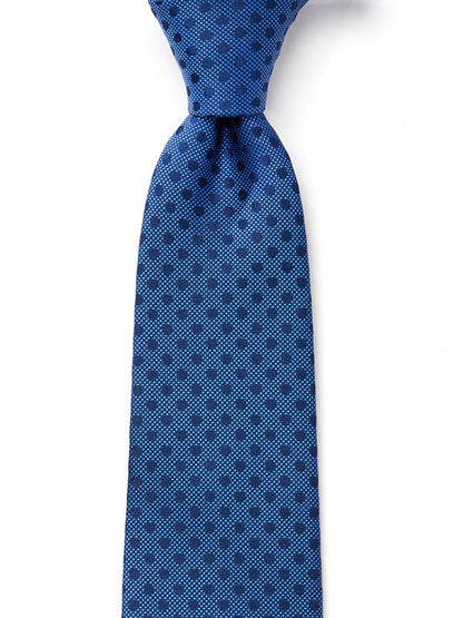 Campania Structure Dark Blue Silk Tie