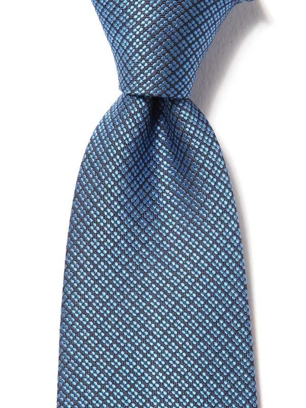Campania Structure Dark Blue Silk Tie