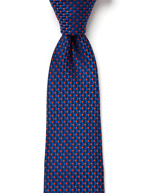 Campania Structure Dark Blue Silk Tie