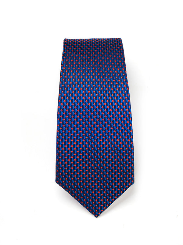 Campania Structure Dark Blue Silk Tie