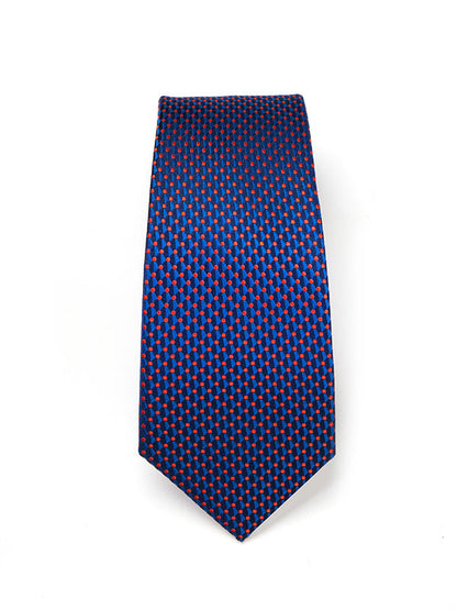 Campania Structure Dark Blue Silk Tie