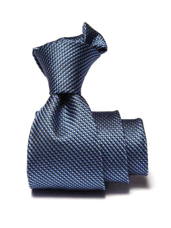Campania Structure Dark Blue Silk Tie