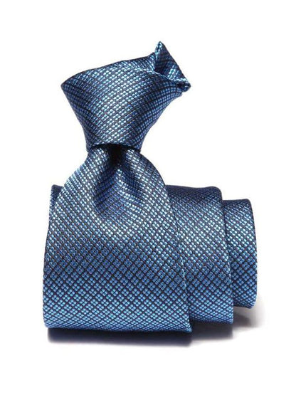 Campania Structure Dark Blue Silk Tie