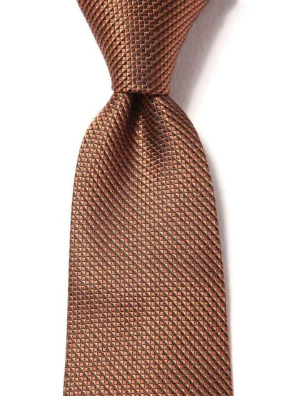 Campania Structure Dark Brown Silk Tie