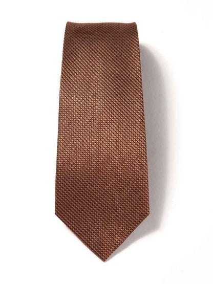 Campania Structure Dark Brown Silk Tie
