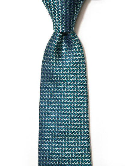 Campania Structure Dark Green Silk Tie