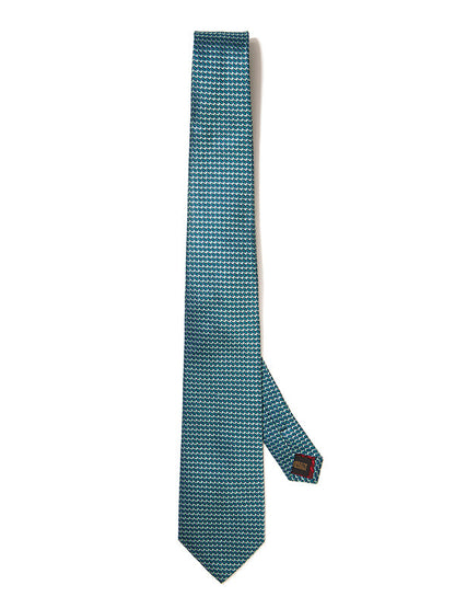 Campania Structure Dark Green Silk Tie
