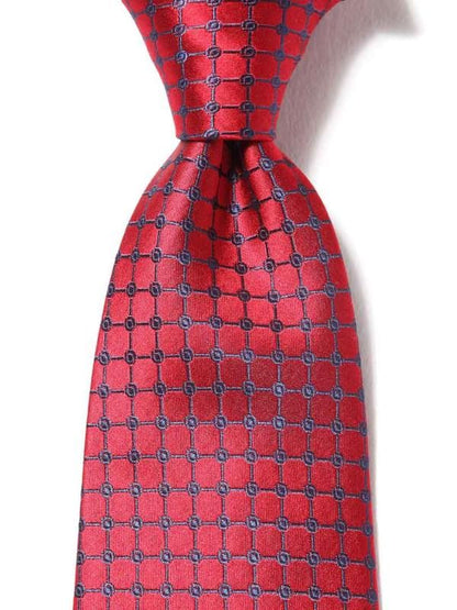 Campania Structure Dark Maroon Silk Tie