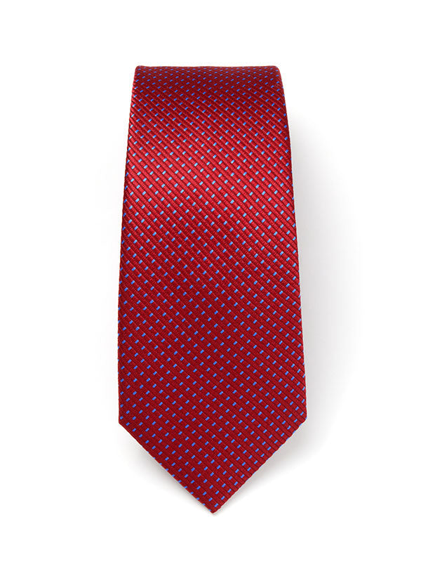 Campania Structure Dark Maroon Silk Tie