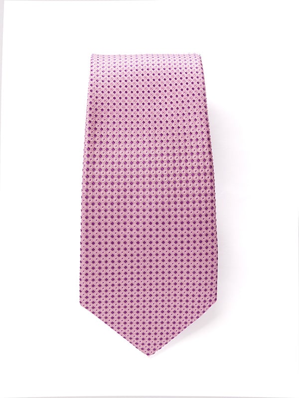 Campania Structure Dark Pink Silk Tie